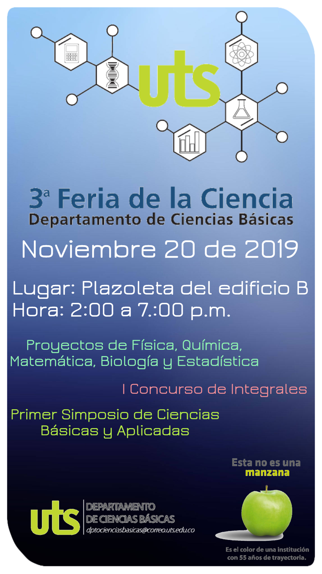 Afiche Feria de la Ciencia 2019