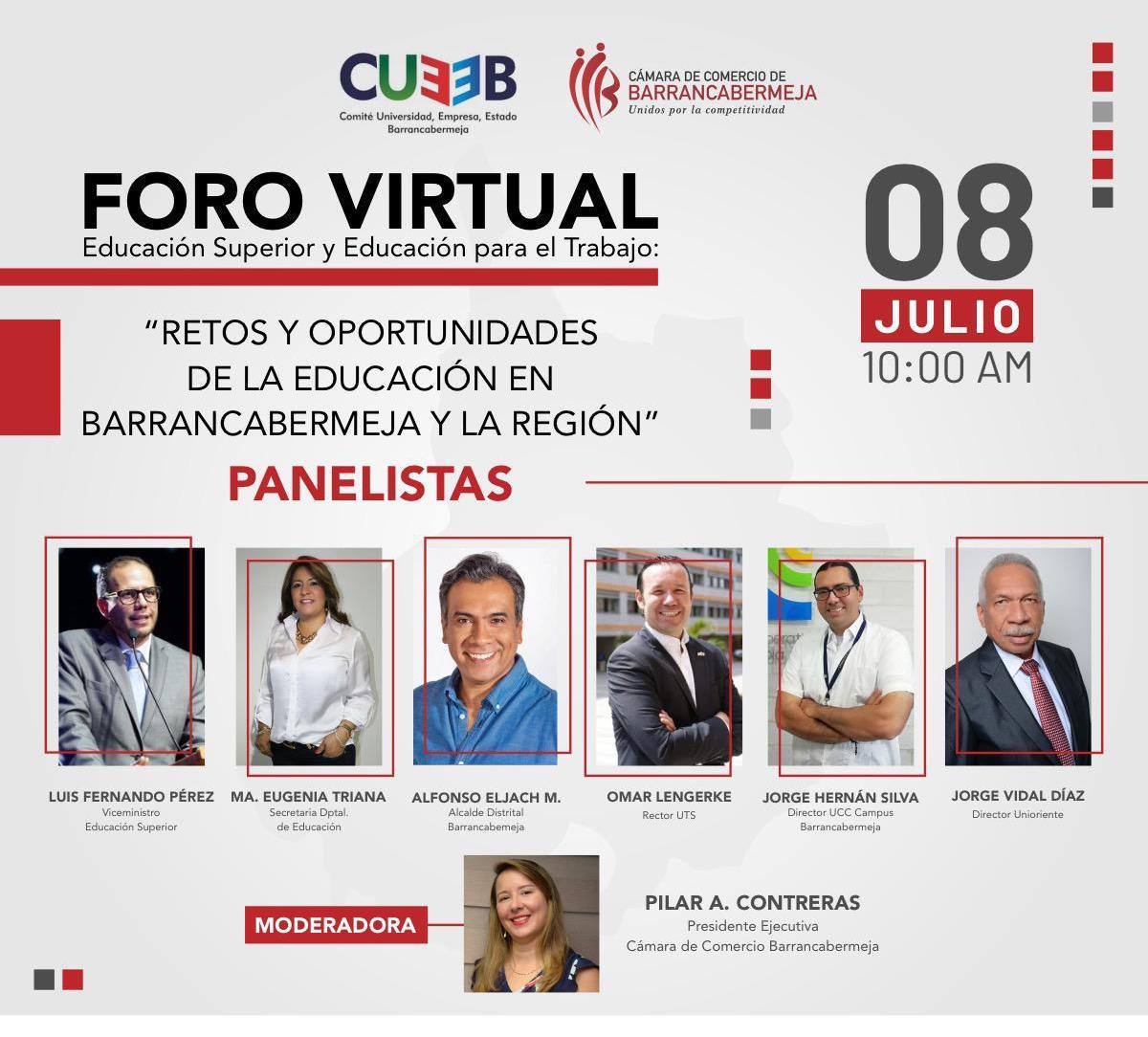 Foro: “Retos y Oportunidades de la Educación en Barrancabermeja y la Región”